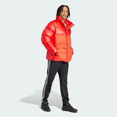adidas Midweight Down Puffer Jacket Active Red Full Image