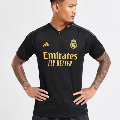 adidas Real Madrid 2023-24 Third Bellingham 5 Shirt Black Feature