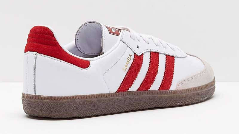 adidas Samba OG White Red Back
