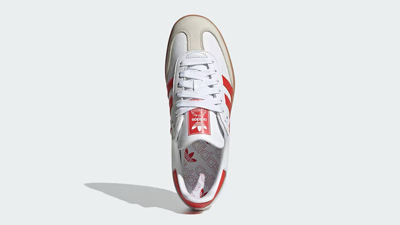 adidas Samba OG White Solar Red IF6513 Top