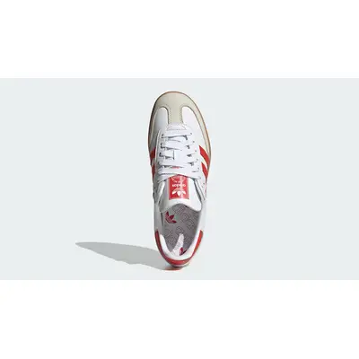 adidas Samba OG White Solar Red IF6513 Top