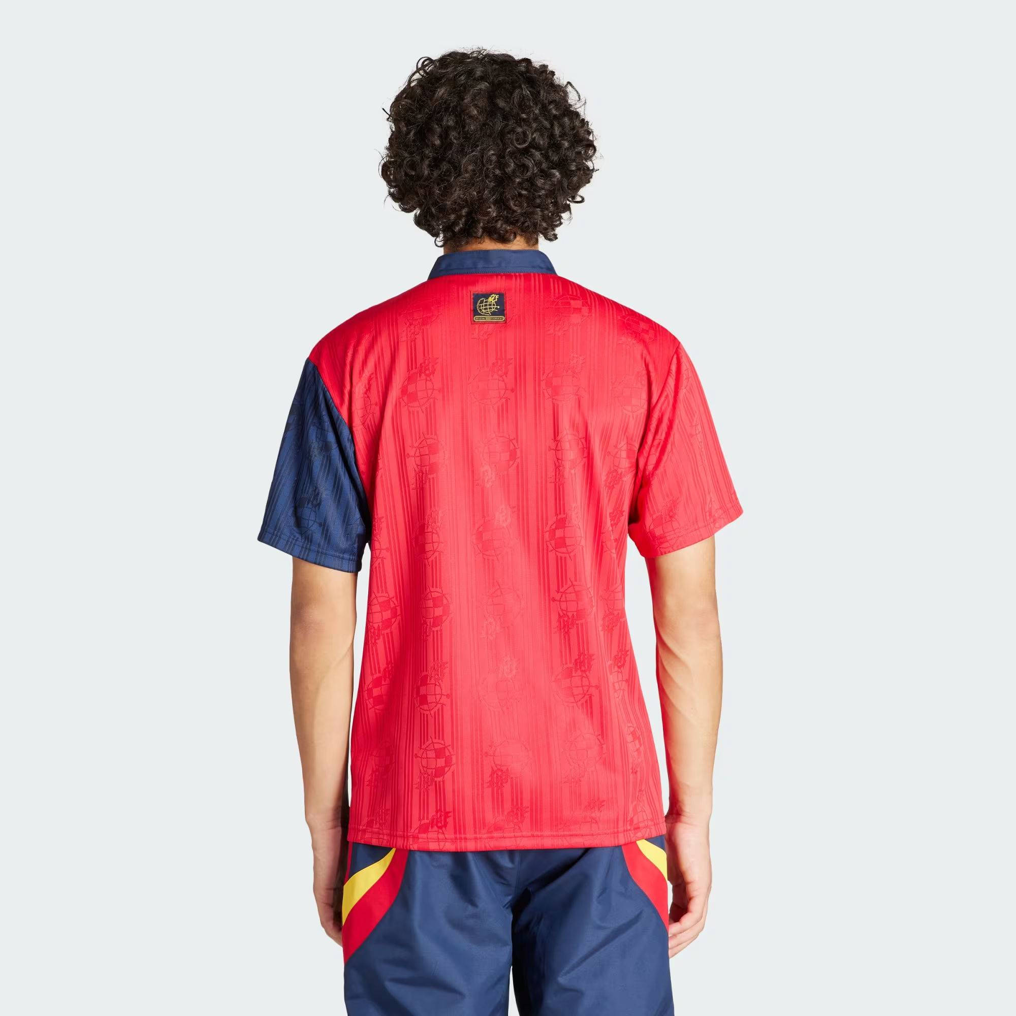 adidas Spain 1996 Home Jersey Bold Red Backside