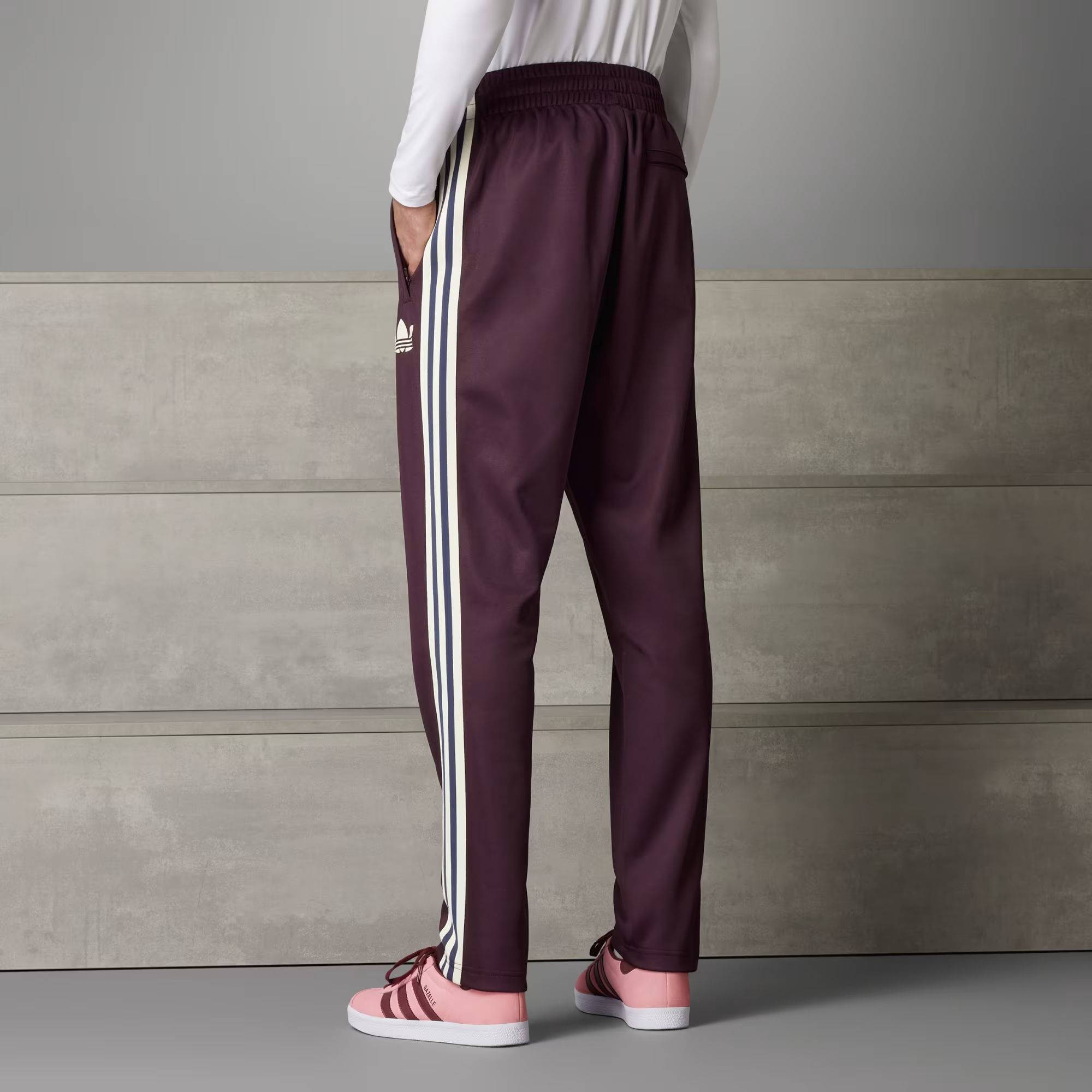 Burgundy best sale adidas bottoms