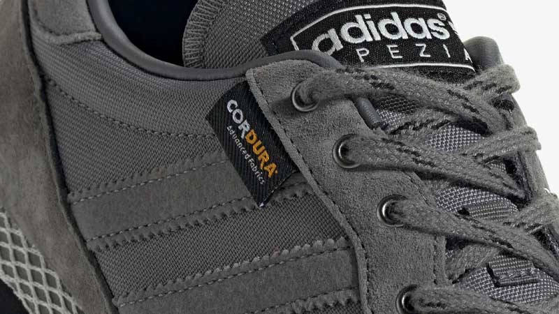 adidas SPZL Moscrop 2 Grey Green Top Closeup