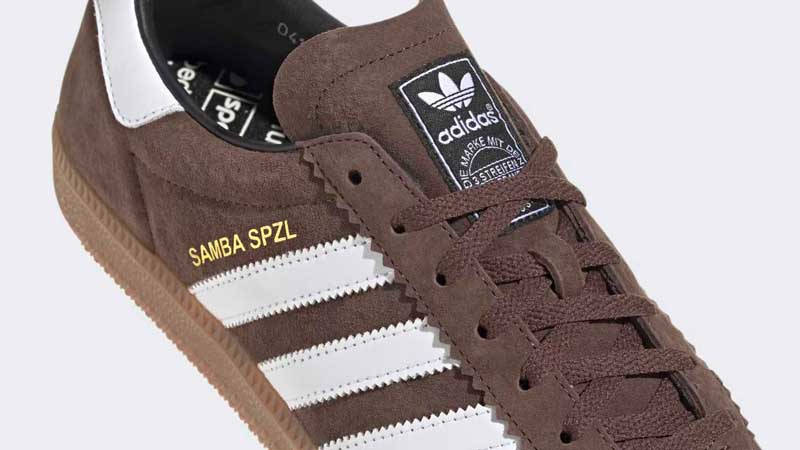 adidas SPZL Samba Deco Brown Closeup