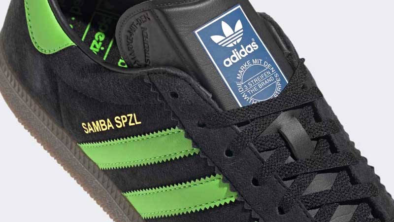 adidas SPZL Samba Deco Green Closeup