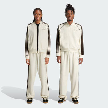 adidas Trainer statement track suit joggers chalk white feature w380 h380