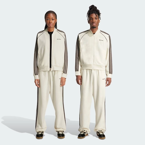 adidas Statement Track Suit Joggers Chalk White Feature