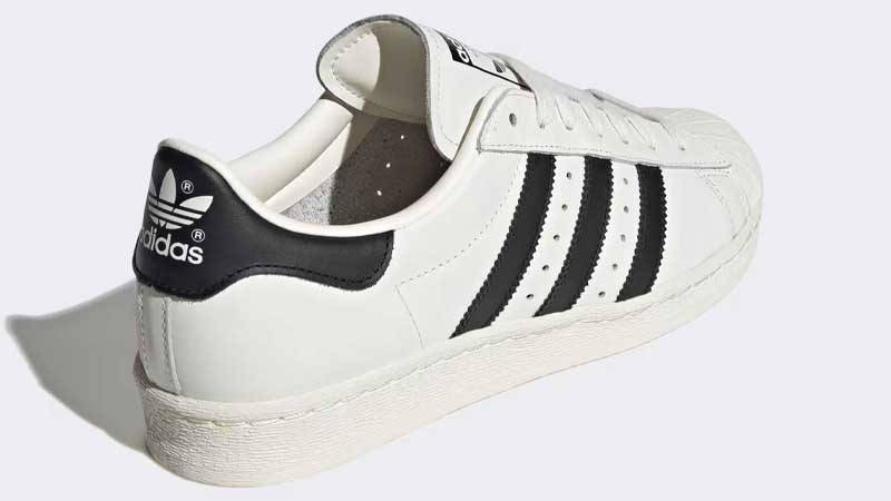 adidas Superstar 82 White Black Back