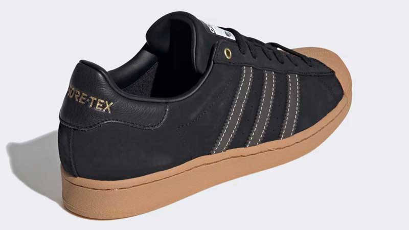 adidas Superstar Gore-Tex Black Gum Back
