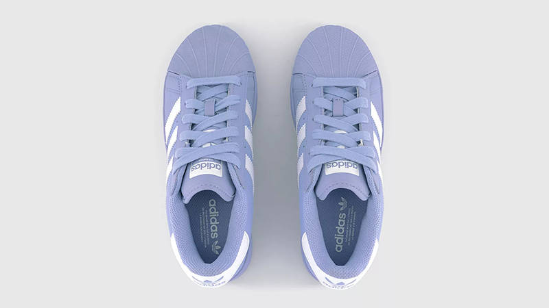 adidas Superstar XLG Violet White ID5735 Top
