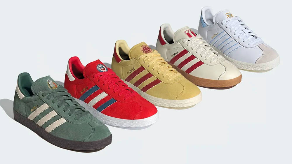 Image via adidas adidas Celebrates Its Love for the Game With This '70s Football-Inspired Gazelle Pack