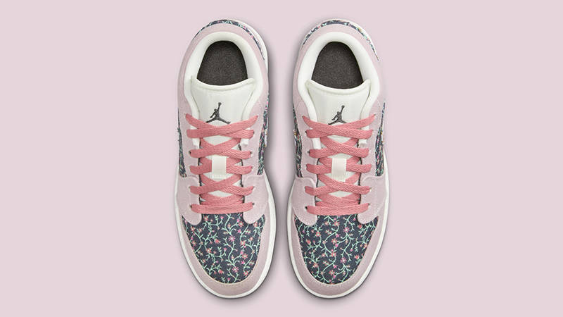 Air Jordan 1 Low GS Canvas Floral FJ3445-001 Top
