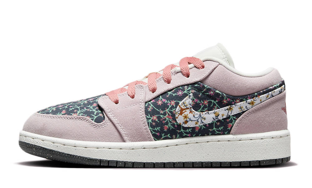 Air Jordan 1 Low GS Canvas Floral FJ3445-001