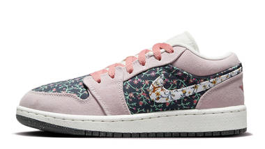 Nike SB Dunk Low Ben-G Lucid Green Low GS Canvas Floral