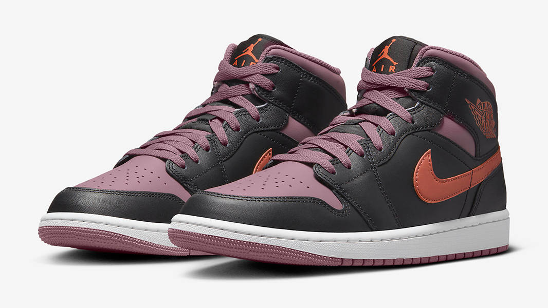 Air Jordan 1 Mid Black Sky J Mauve FB9911-008 Side