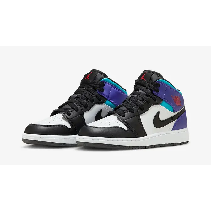 Air Jordan 1 Mid GS Teal Purple | Where To Buy | DQ8423-154 | The Sole ...
