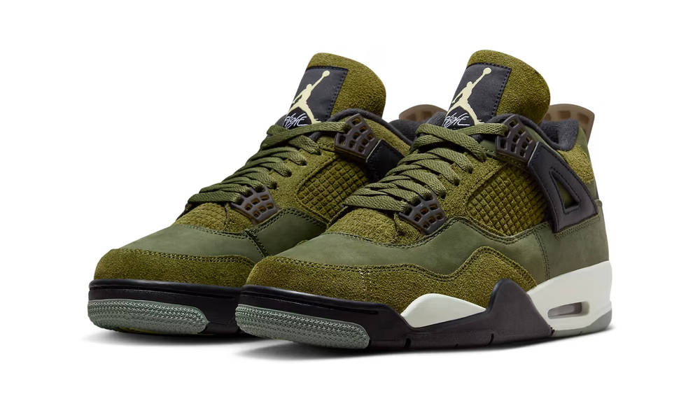 The Air Jordan 4 Craft "Medium Olive" Arrives With a Premium Finish