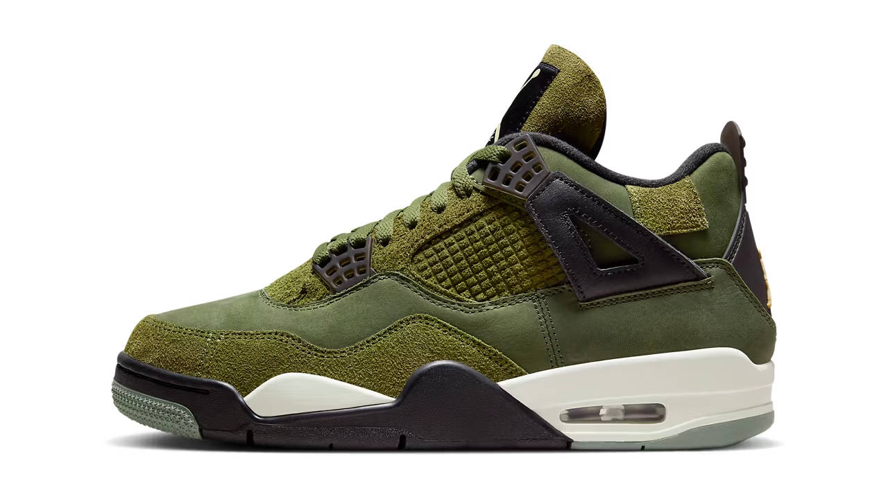 The Air Jordan 4 Craft "Medium Olive" Arrives With a Premium Finish