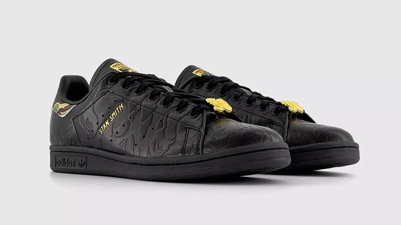 Stan smith black and rose outlet gold