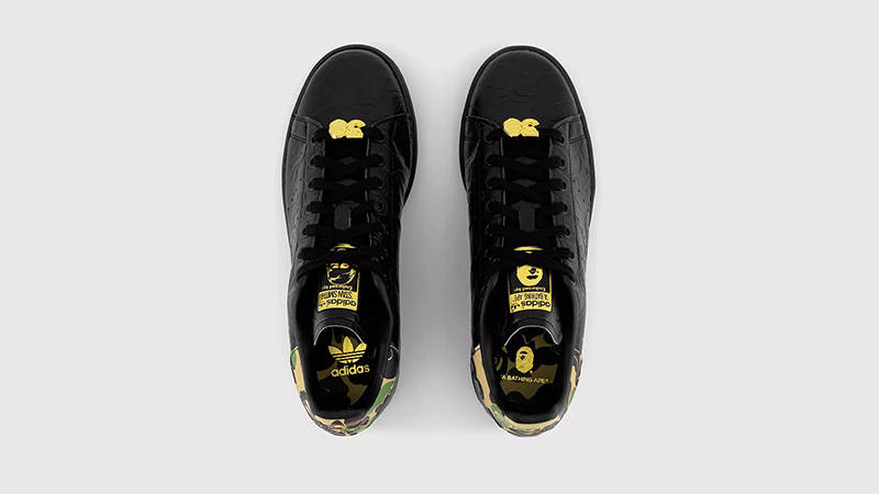 BAPE x adidas Stan Smith 30th Anniversary Black middle