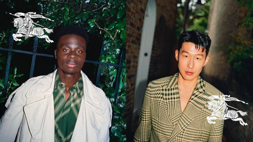 Bukayo Saka and Son Heung-min Front Burberry's Latest Campaign