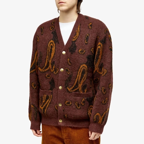 Moschino Kids Teddy Bear-print fleece sweatshirt Buckeye Paisley Jacquard Front