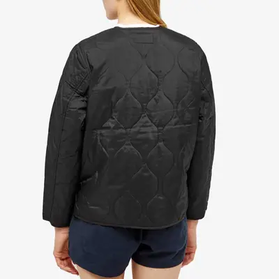 Michael Michael Kors floral logo-print crew-neck T-shirt Bianco Liner Jacket Black Back