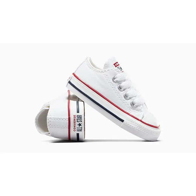 Converse Lucky Star high-top sneakers Toddler Optical White 7J256C Back