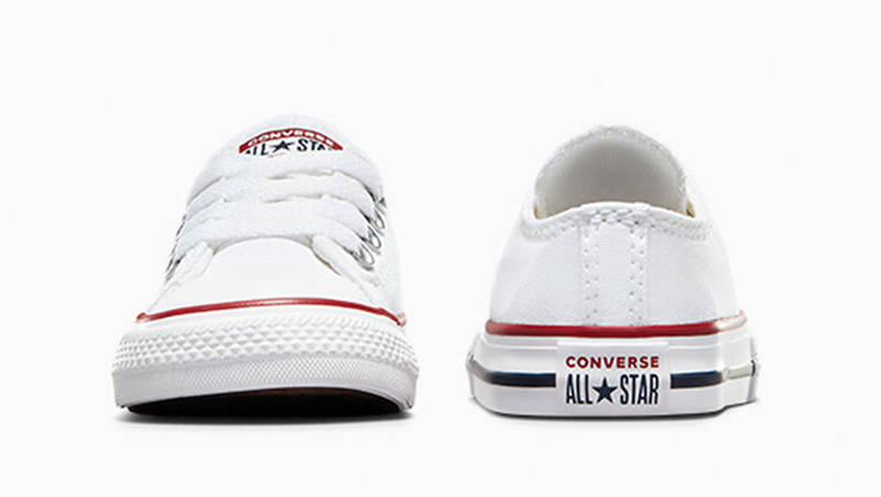 Converse Chuck Taylor Low Toddler Optical White 7J256C Frotn