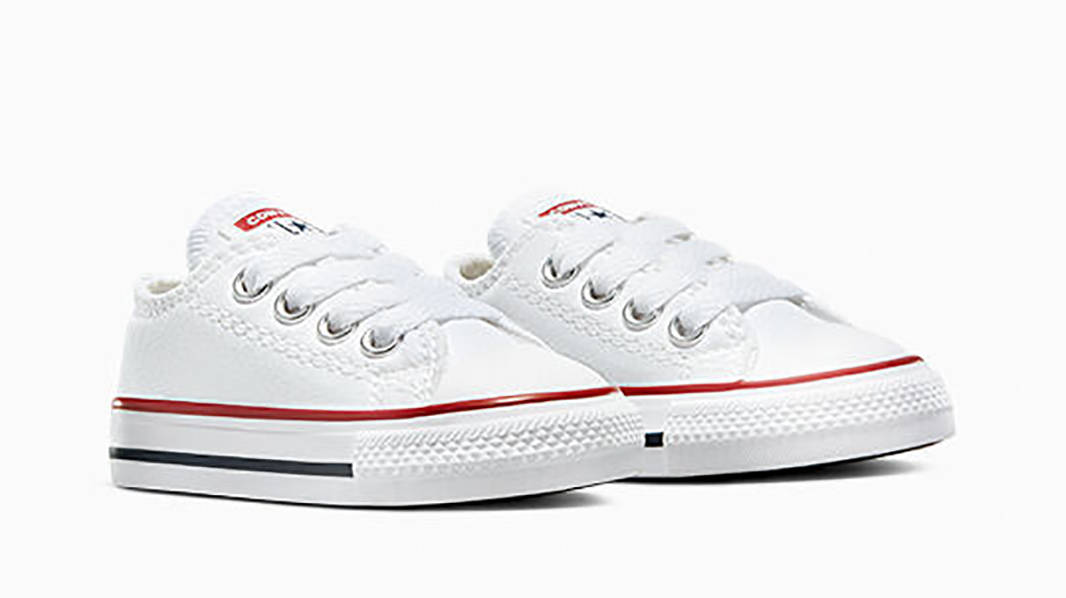 Converse Chuck Taylor Low Toddler Optical White 7J256C Side