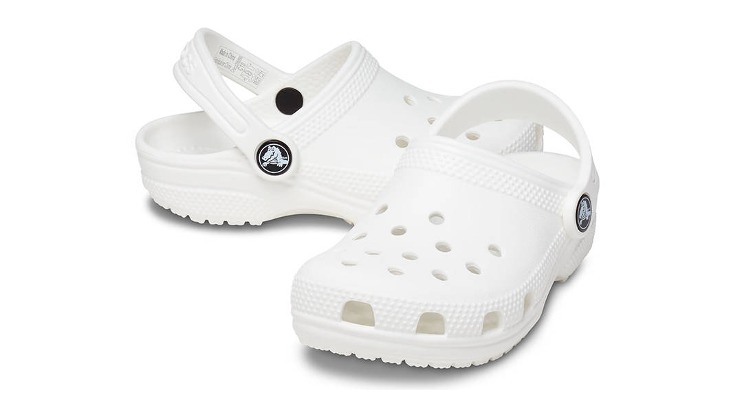 Crocs Classic Clog Toddler White 206990-100 Front