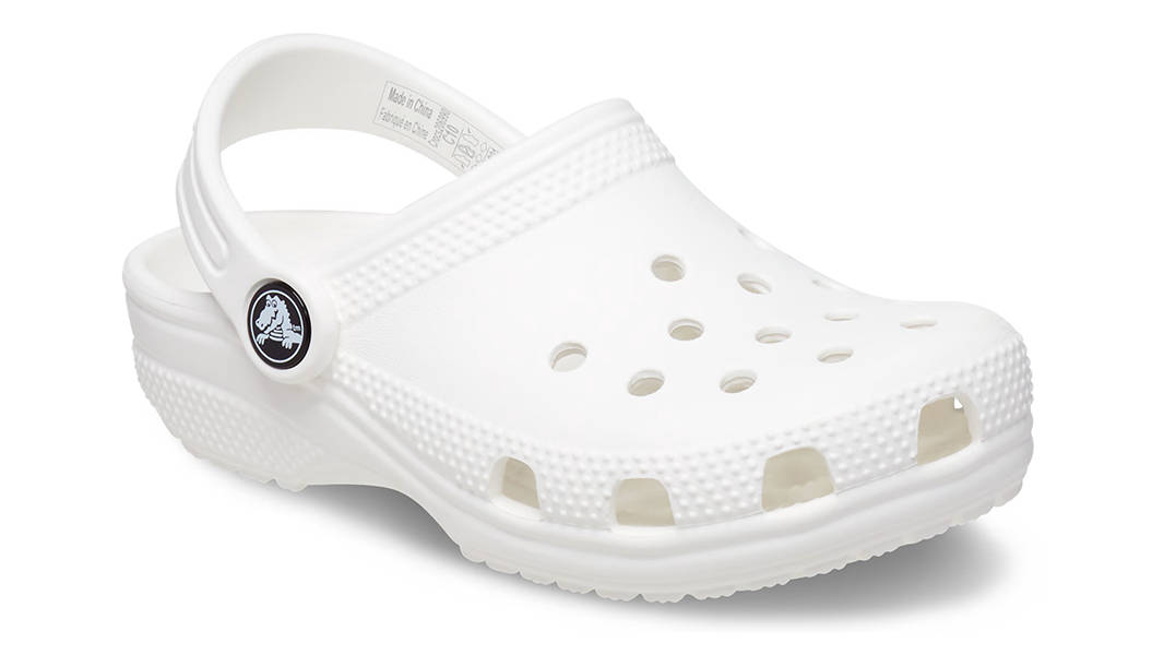 Crocs Classic Clog Toddler White 206990-100 Side