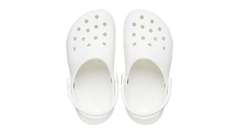 Crocs Classic Clog Toddler White 206990-100 Top