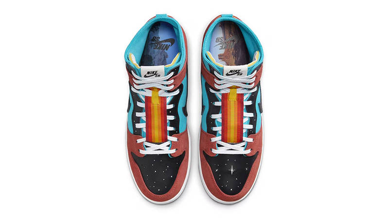 Di’orr Greenwood x Nike SB Dunk High Multi middle