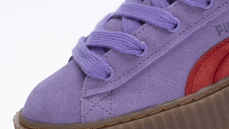 Puma suede hot sale platform lavender