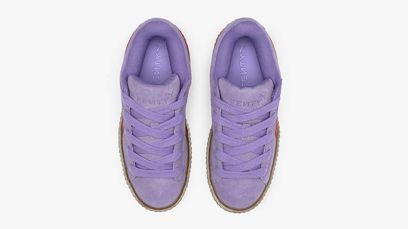 Fenty x PUMA Creeper Phatty Lavender Red Where To Buy 396403-03
