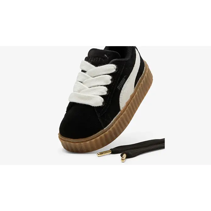 Puma creepers cheap black and white