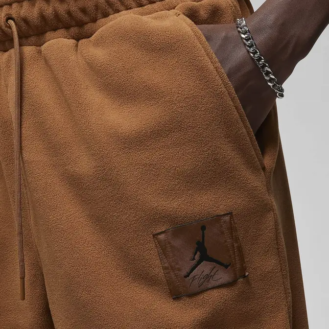 Jordan Essentials Fleece Winter Trousers Light British Tan Pocket