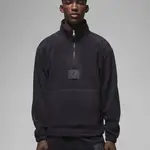 Jordan Essentials Winterized Fleece Half-Zip Black Feature