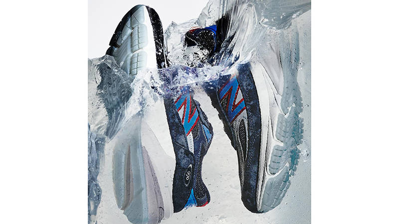 KITH x New Balance 990v6 Madison Square Garden Navy Side 3