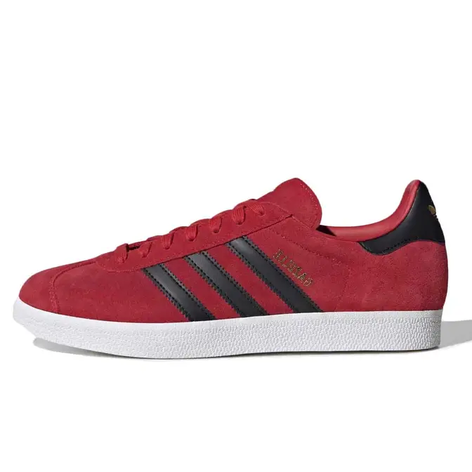 adidas Gazelle Manchester United Red | Where To Buy | IE8503 | The Sole ...