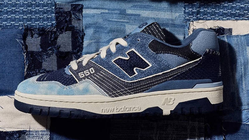 New Balance ☆ BB550JP 'Boro Pack' Denim New Balance 550 Boro Pack Denim Blue | Where To Buy