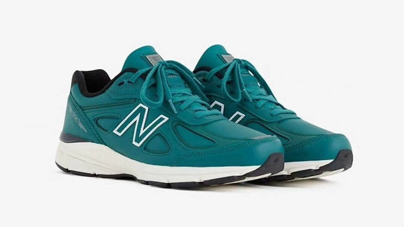 New Balance 990v4 Vintage Teal front