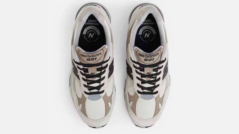 New Balance 991 Winter White Middle