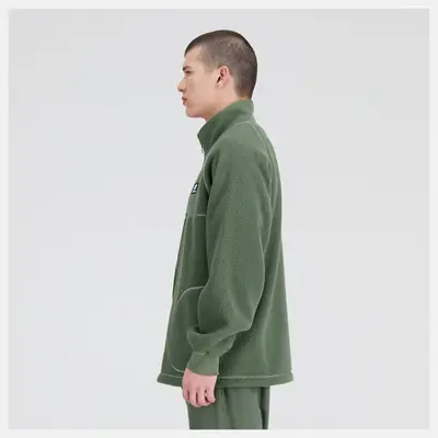 new balance mrt580 japan brown mrt Fleece Full Zip Green side