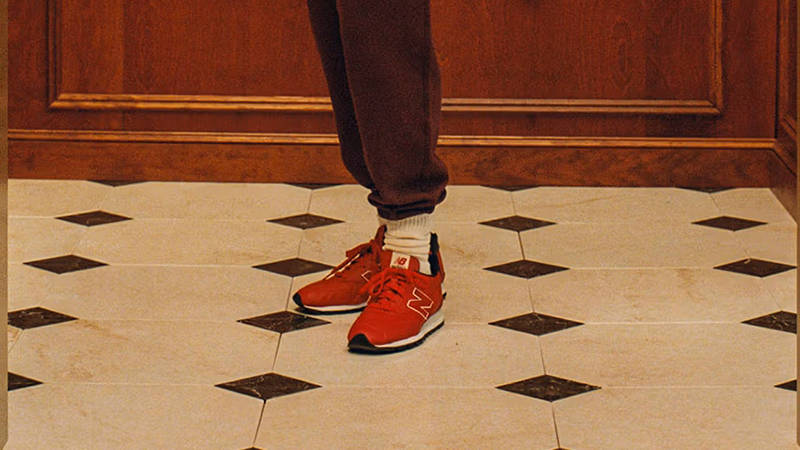 New Balance Made in USA 998 Red on feet