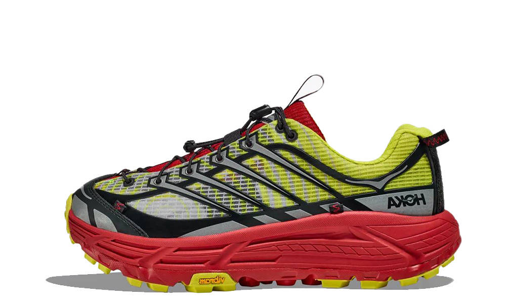 Nicole McLaughlin x Hoka Mafate THREE2 Lime Red