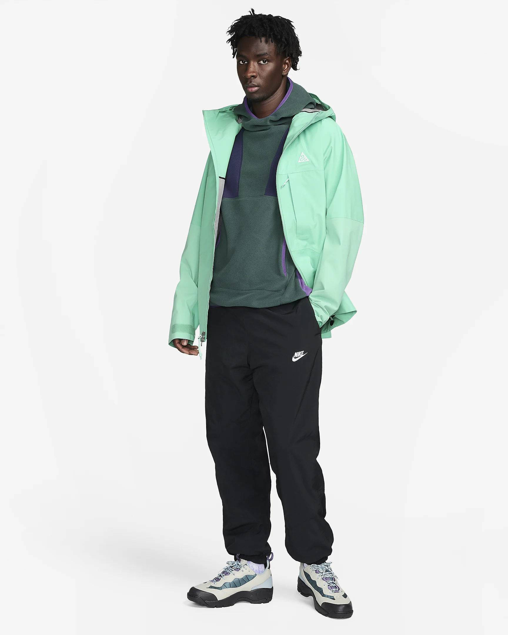 Nike ACG Wolf Tree Pullover Hoodie Deep Jungle Full Image