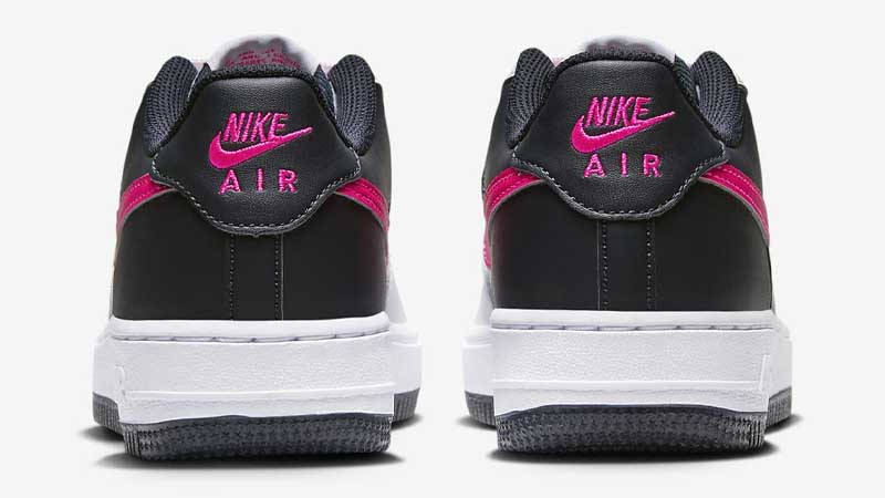 Nike Air Force 1 GS Dark Obsidian Pink Back